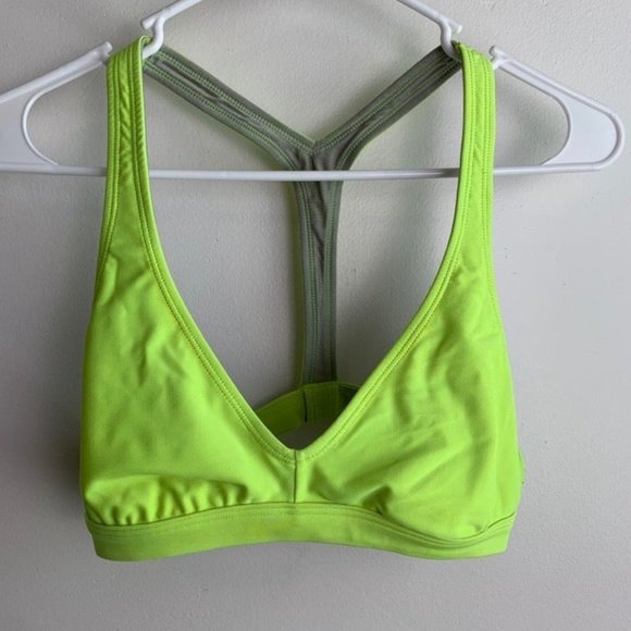 Roxy Other - Roxy Neon Yellow & Gray Betty Reversible Bikini